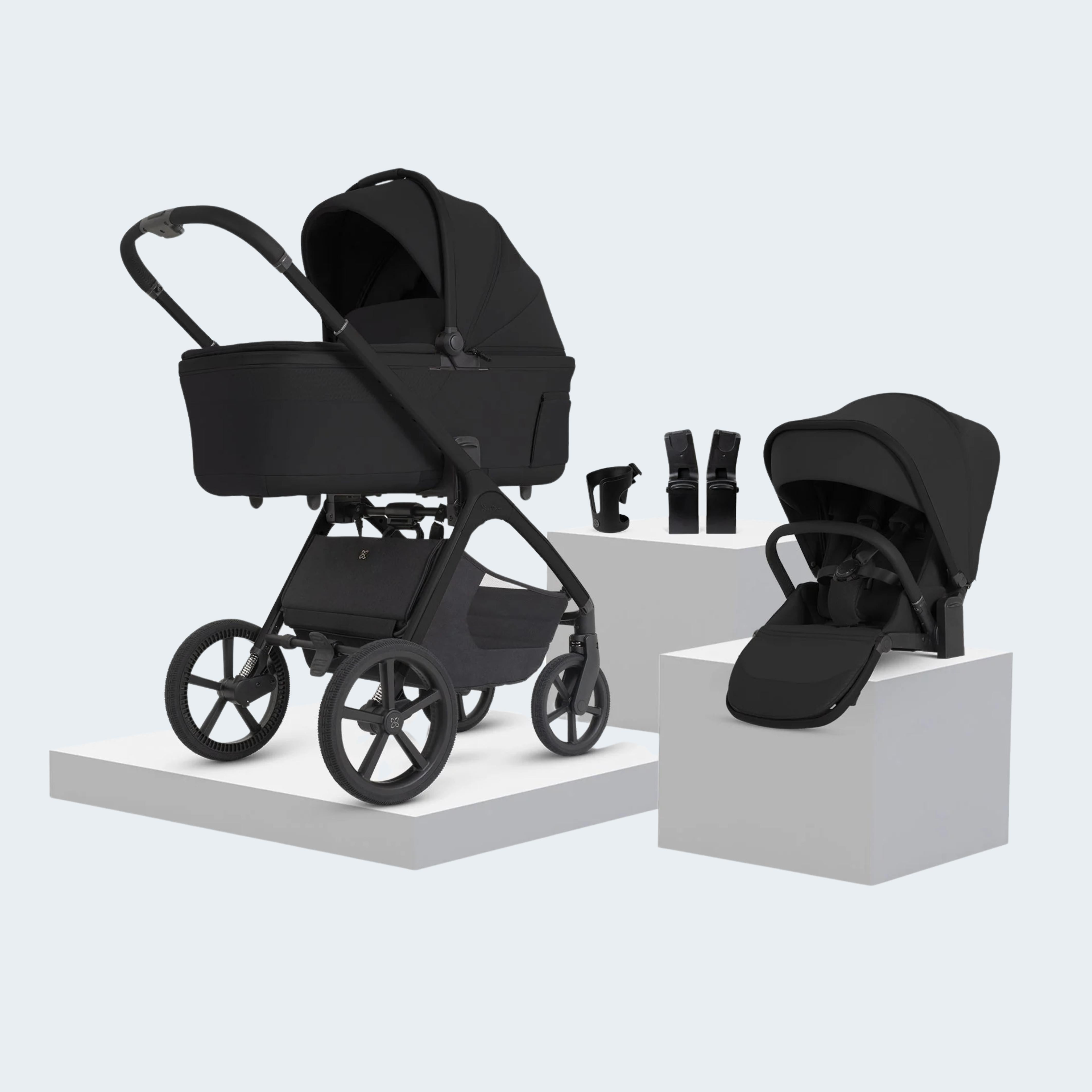 Silver Cross Cove 2 with Carrycot 6-piece — full pram system hero shot