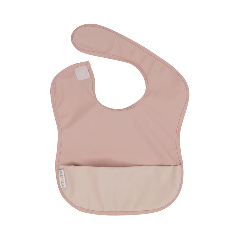 Recycled pouch bib - Pink