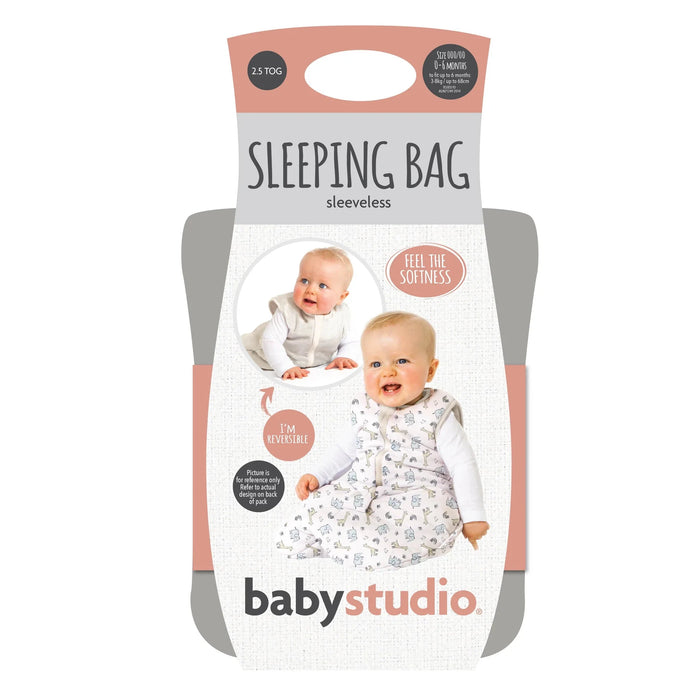 Babystudio Sleeping Bag Cotton without arms 2.5 TOG