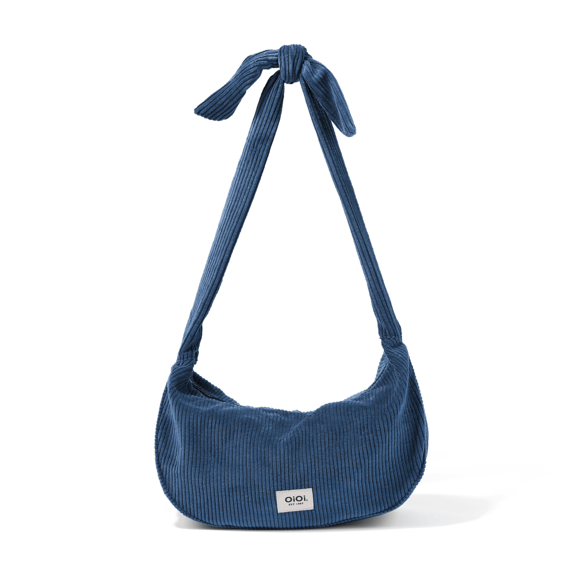OiOi Luna Crossbody bag in Ocean Blue corduroy