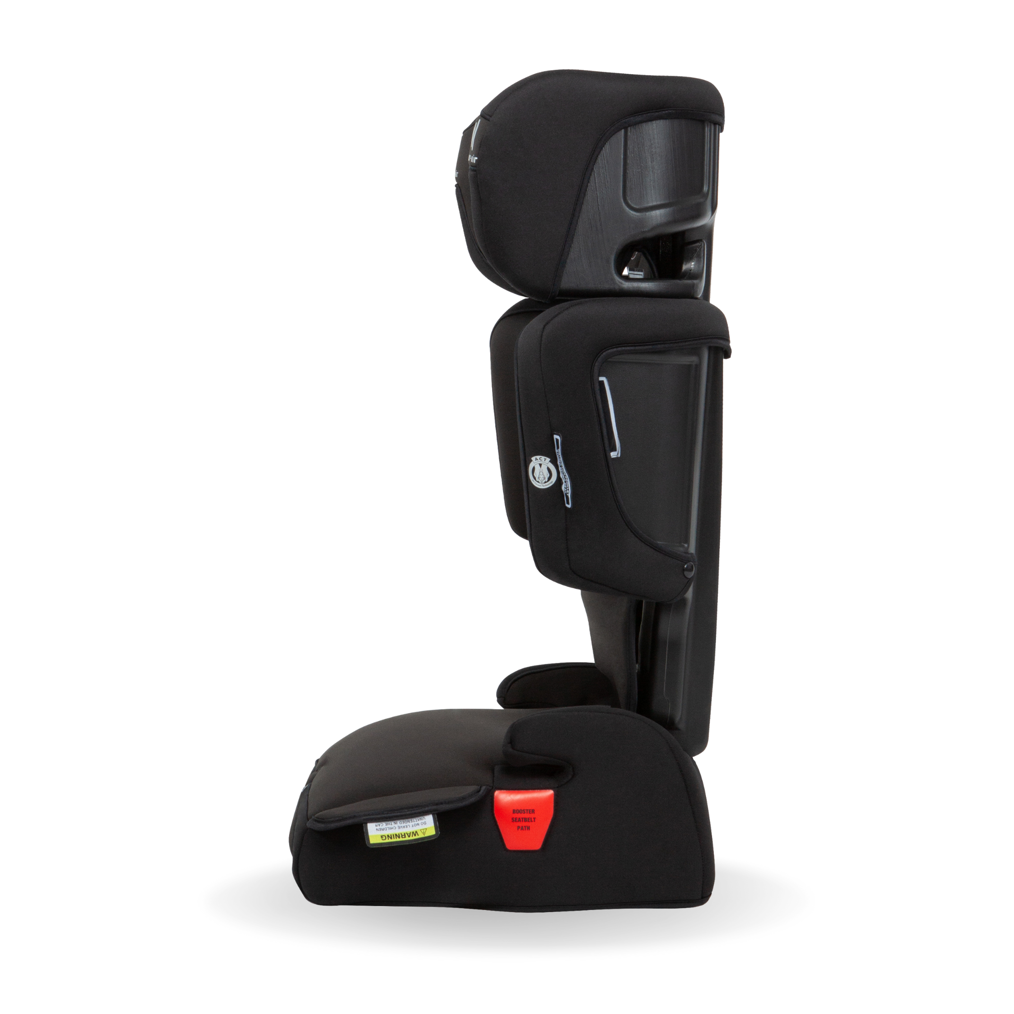 Infasecure Acclaim More – installation with vehicle lap-sash seatbelt and top tether