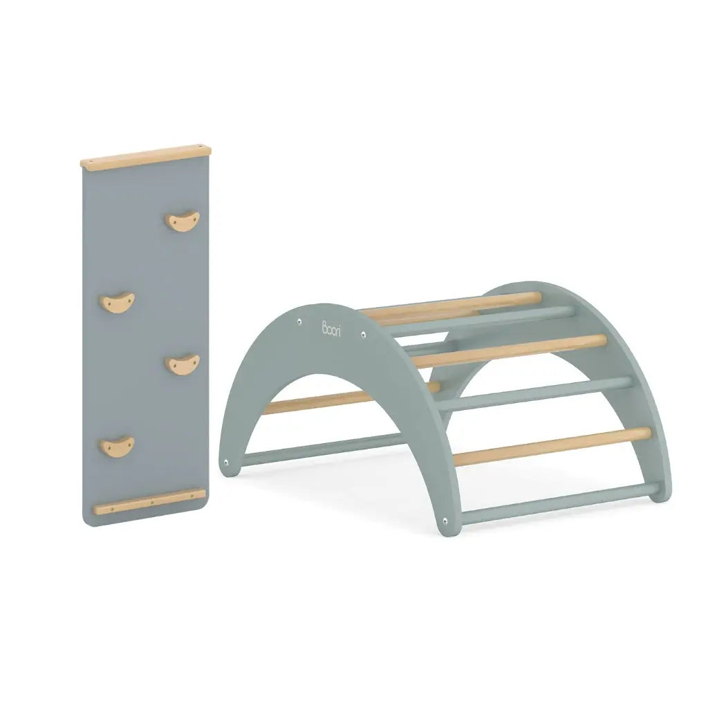Boori Tidy Climbing Arch + Ramp 2 Piece Set - Blueberry and Almond  