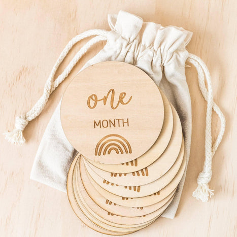 Kiin Baby Baby Milestone Wooden Discs
