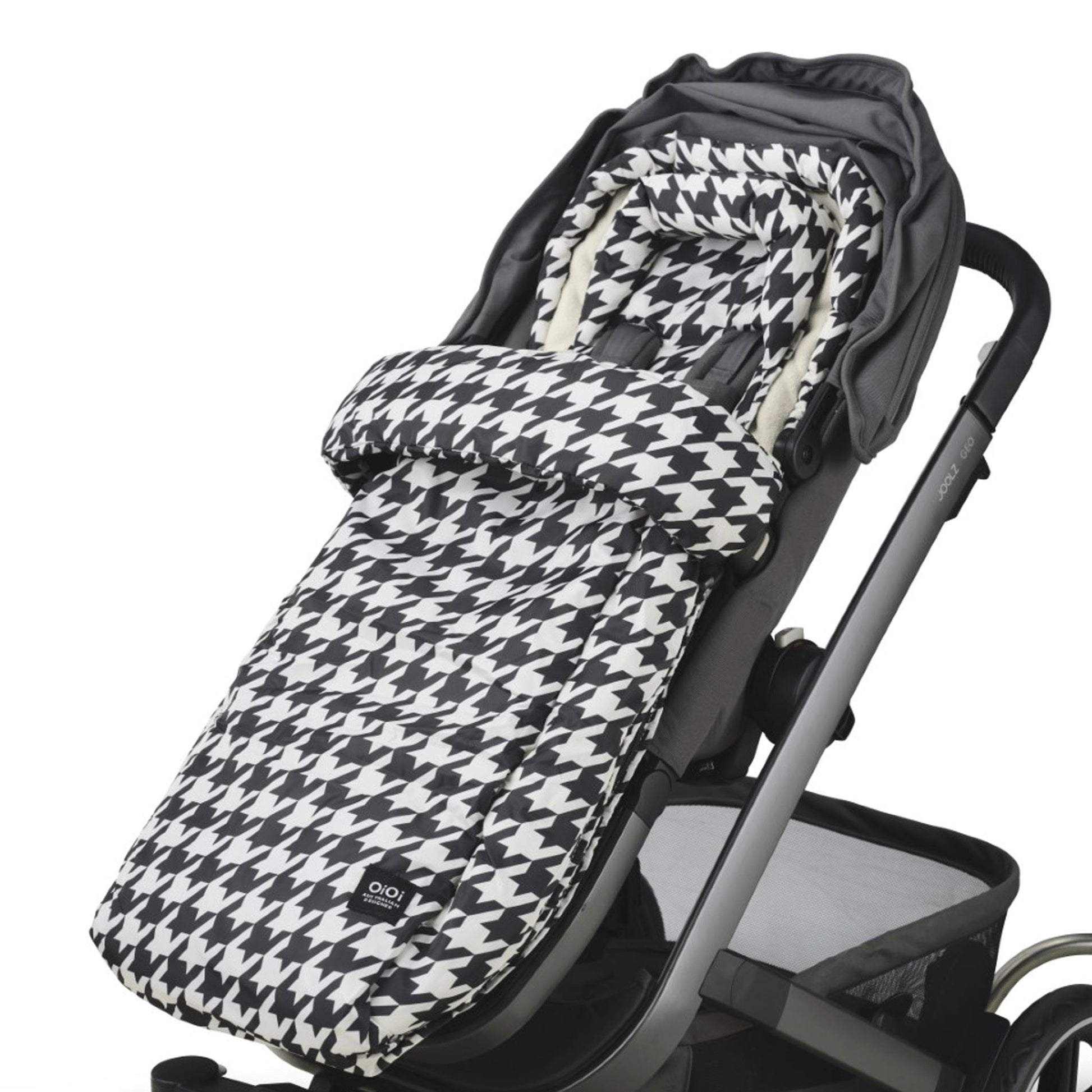 4-in-1 Convertible Footmuff – Houndstooth