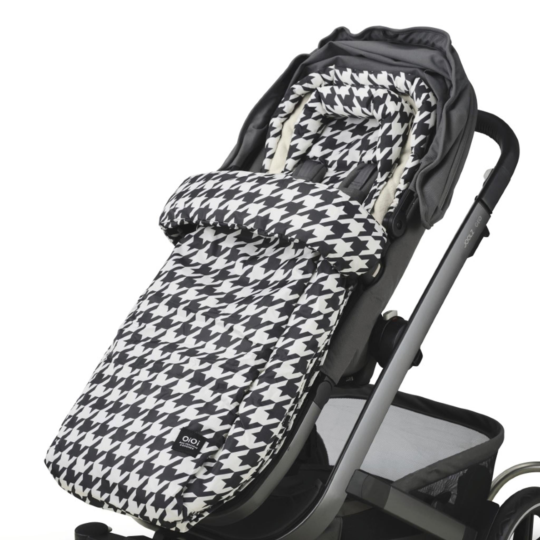 4-in-1 Convertible Footmuff – Houndstooth