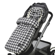4-in-1 Convertible Footmuff – Houndstooth