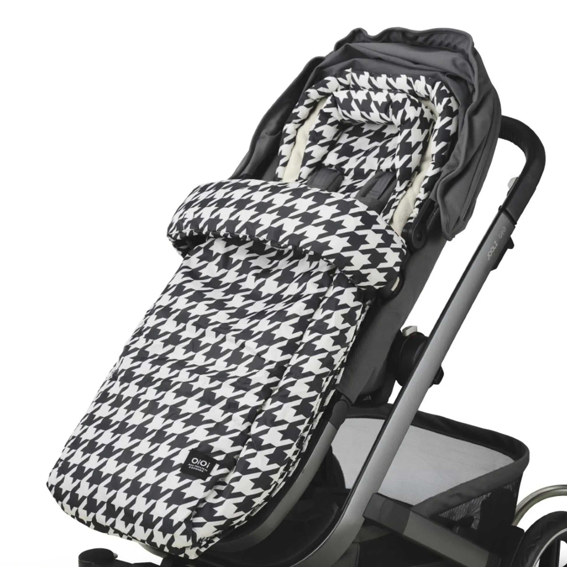 4-in-1 Convertible Footmuff – Houndstooth