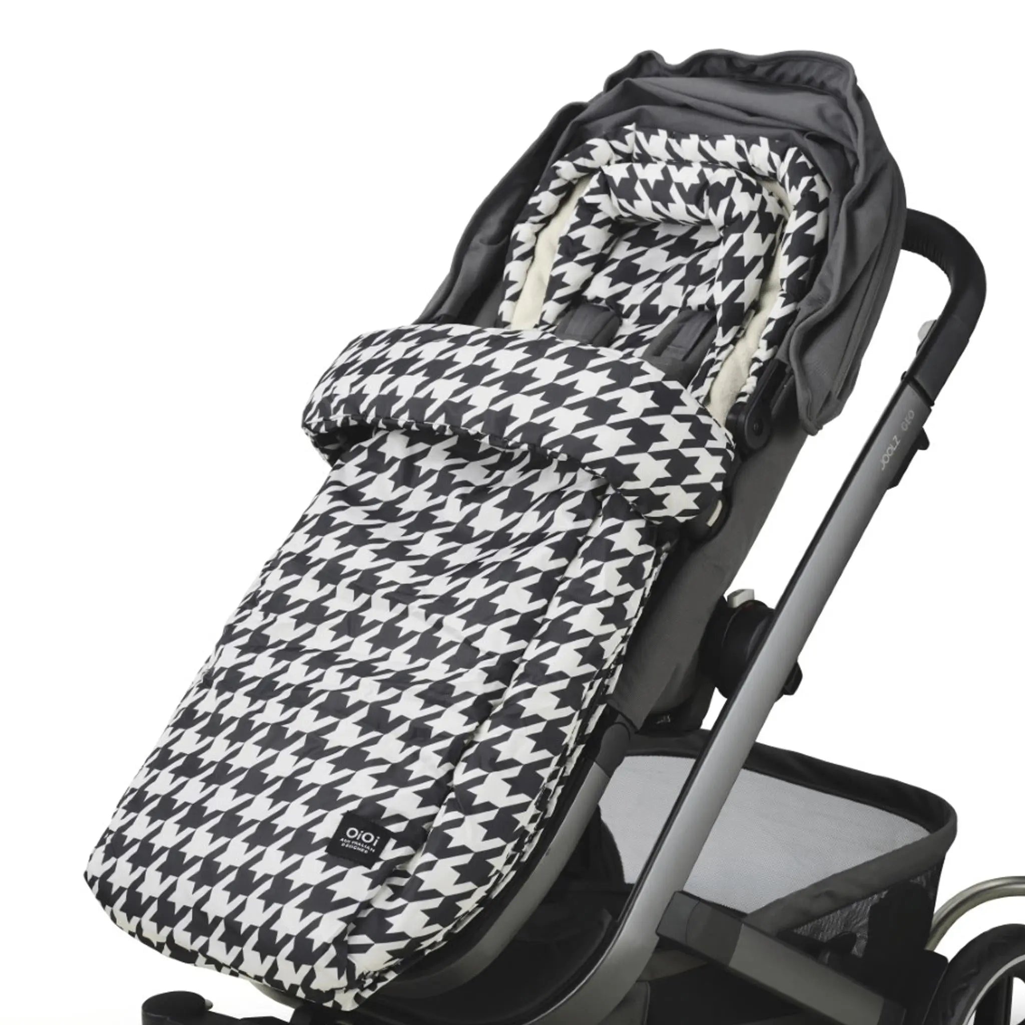 4-in-1 Convertible Footmuff – Houndstooth