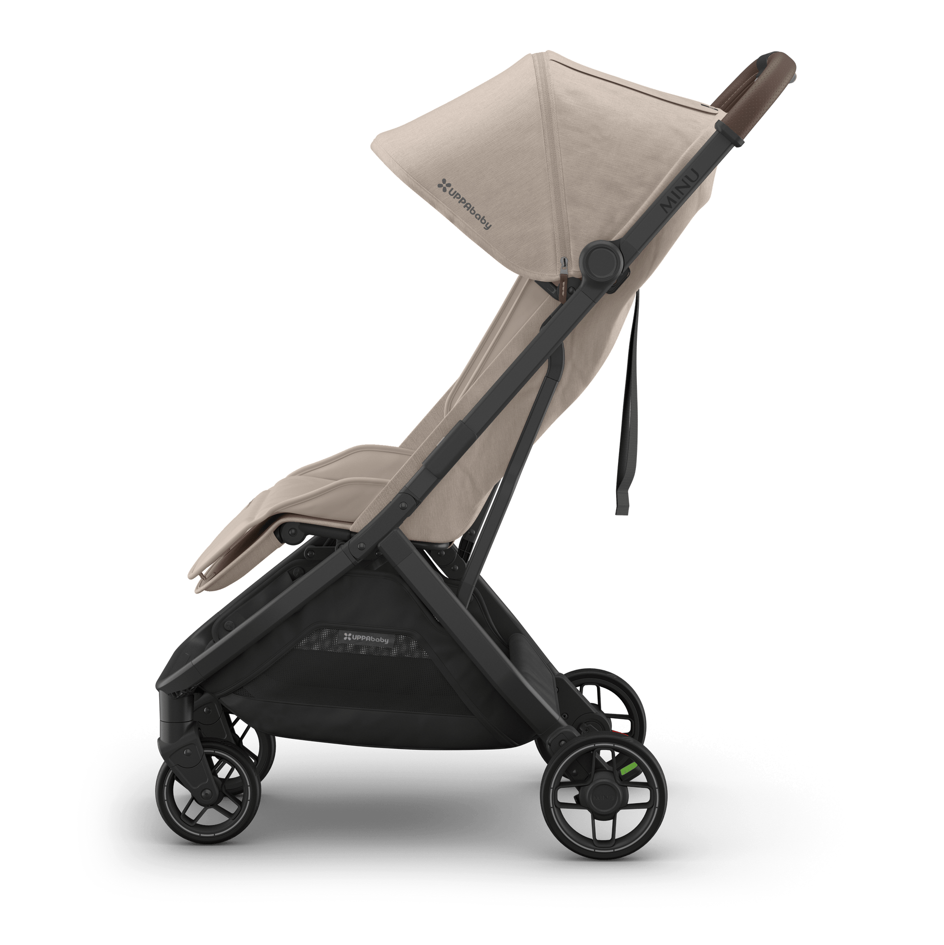 UPPAbaby Minu V3 Stroller - Ada (Sandstone/Chestnut leather)
