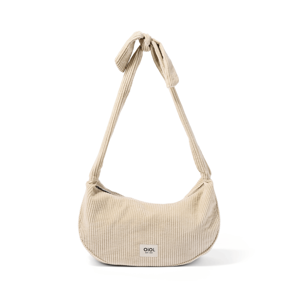 OiOi Luna Crossbody bag in Cream corduroy