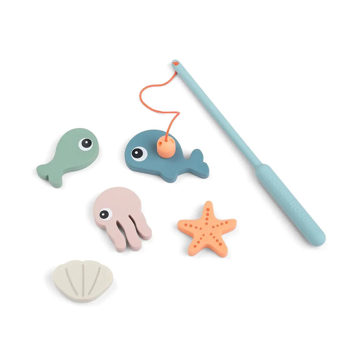 Done by Deer Bath Fishing Toy Sea Friends