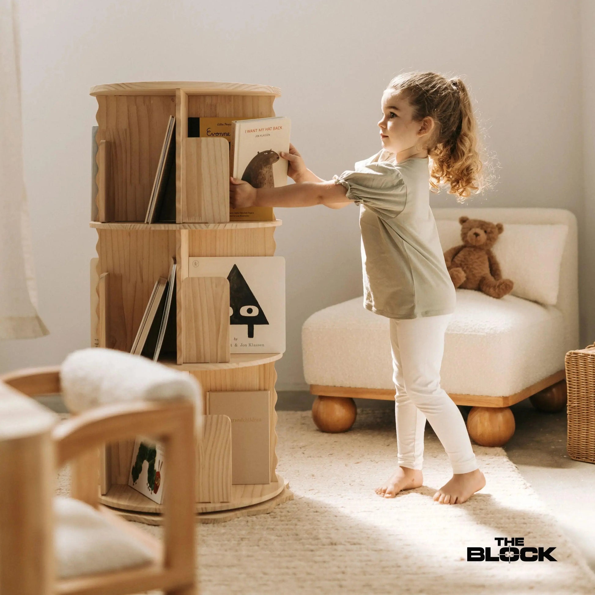 Nuage Interiors Malo Rotating Bookshelf | Baby Little Planet