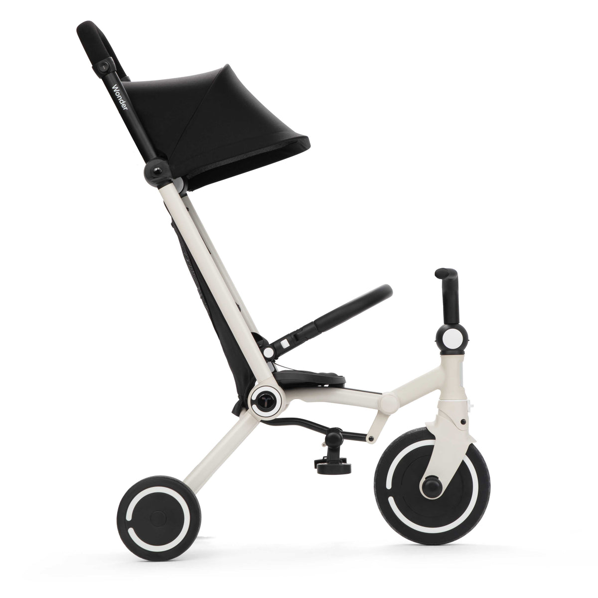 smarTrike Wonder Moonlight in stroller mode, from 10 months with parent handle attached