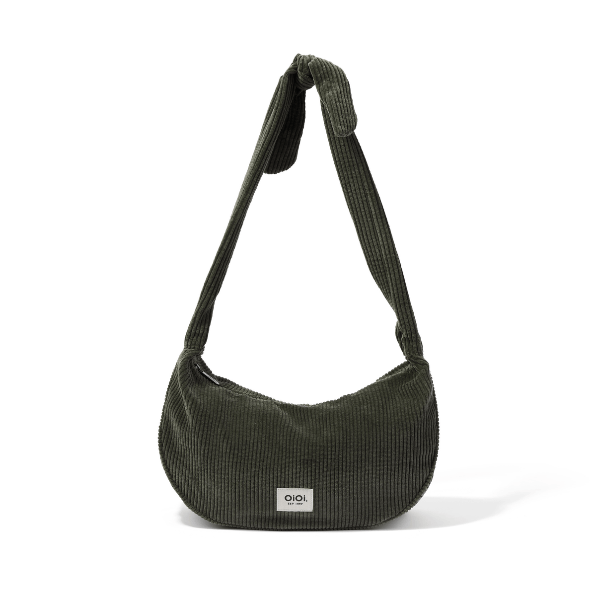 OiOi Luna Crossbody bag in Moss Green corduroy