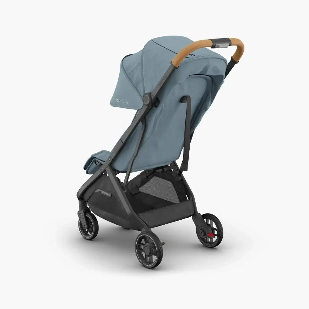 UPPAbaby Minu V3 Stroller - Dillan (Blue/Carbon/ Sand Leather)  