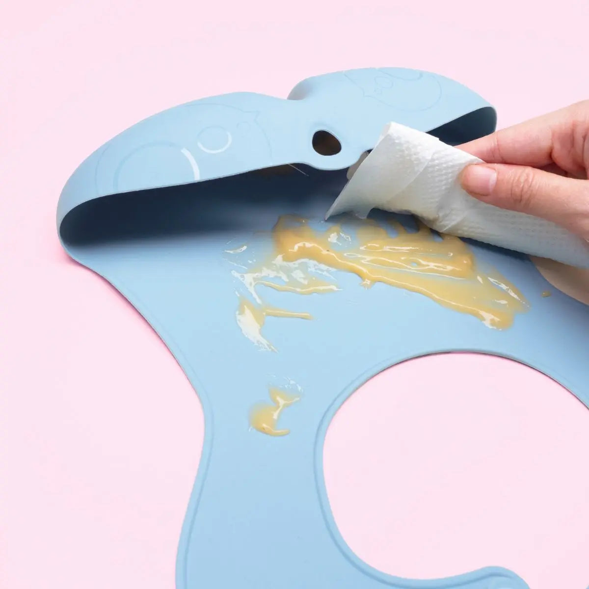 silicone bib - ocean