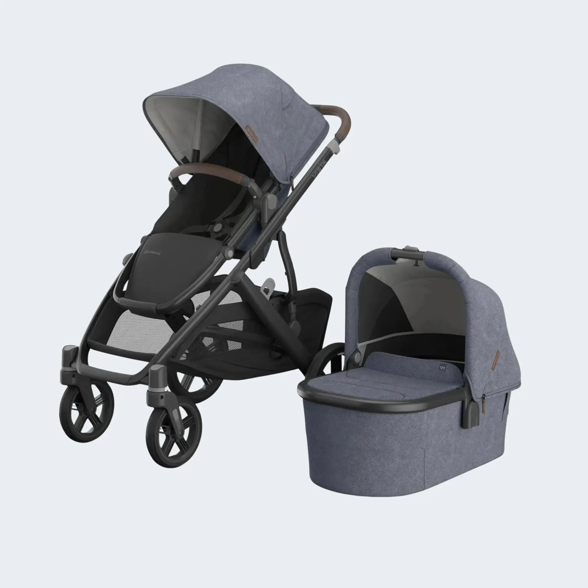 Uppababy Vista V3 Pram With Bassinet  