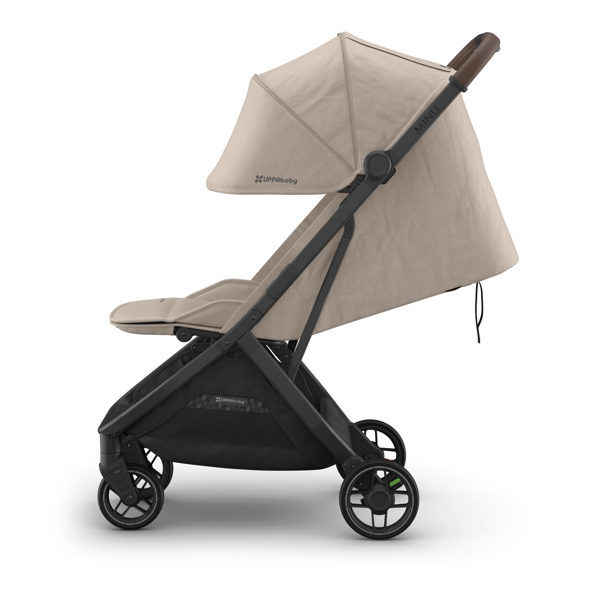 UPPAbaby Minu V3 Stroller - Ada (Sandstone/Chestnut leather)