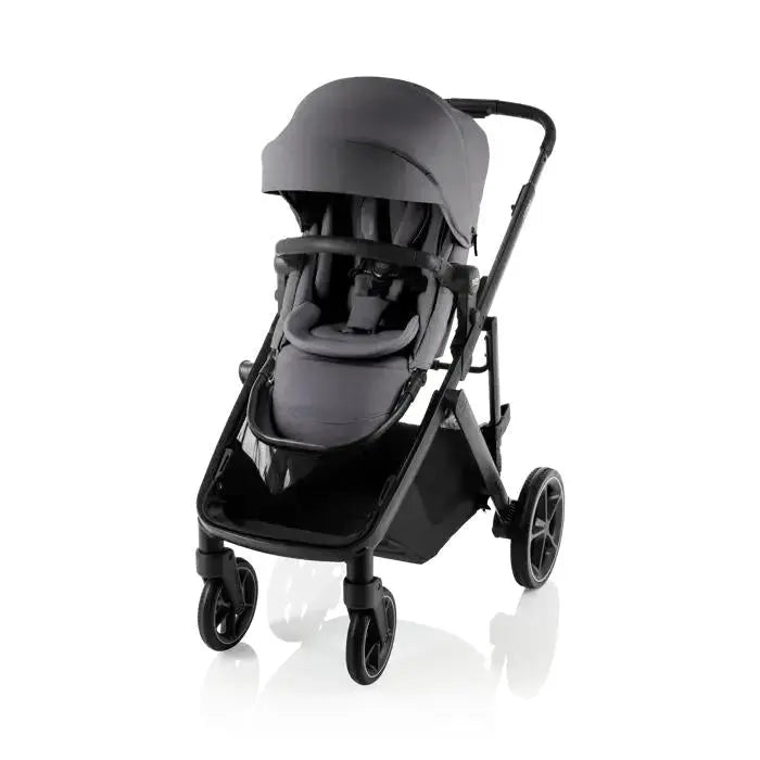 britax twin stroller Britax Aptana Double Stroller - Mineral Grey