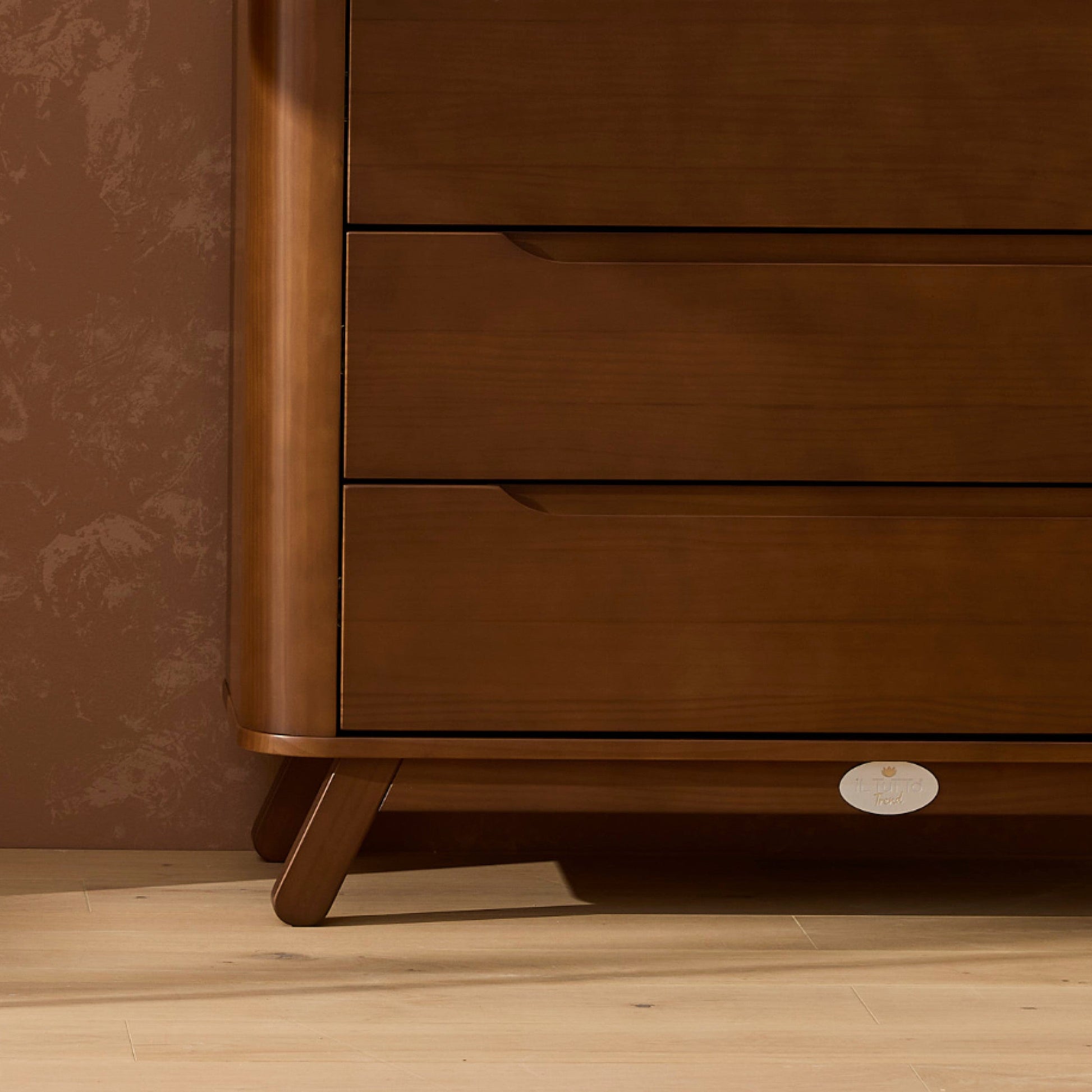 Theo Sustainable Timber Chest & Changer in Walnut