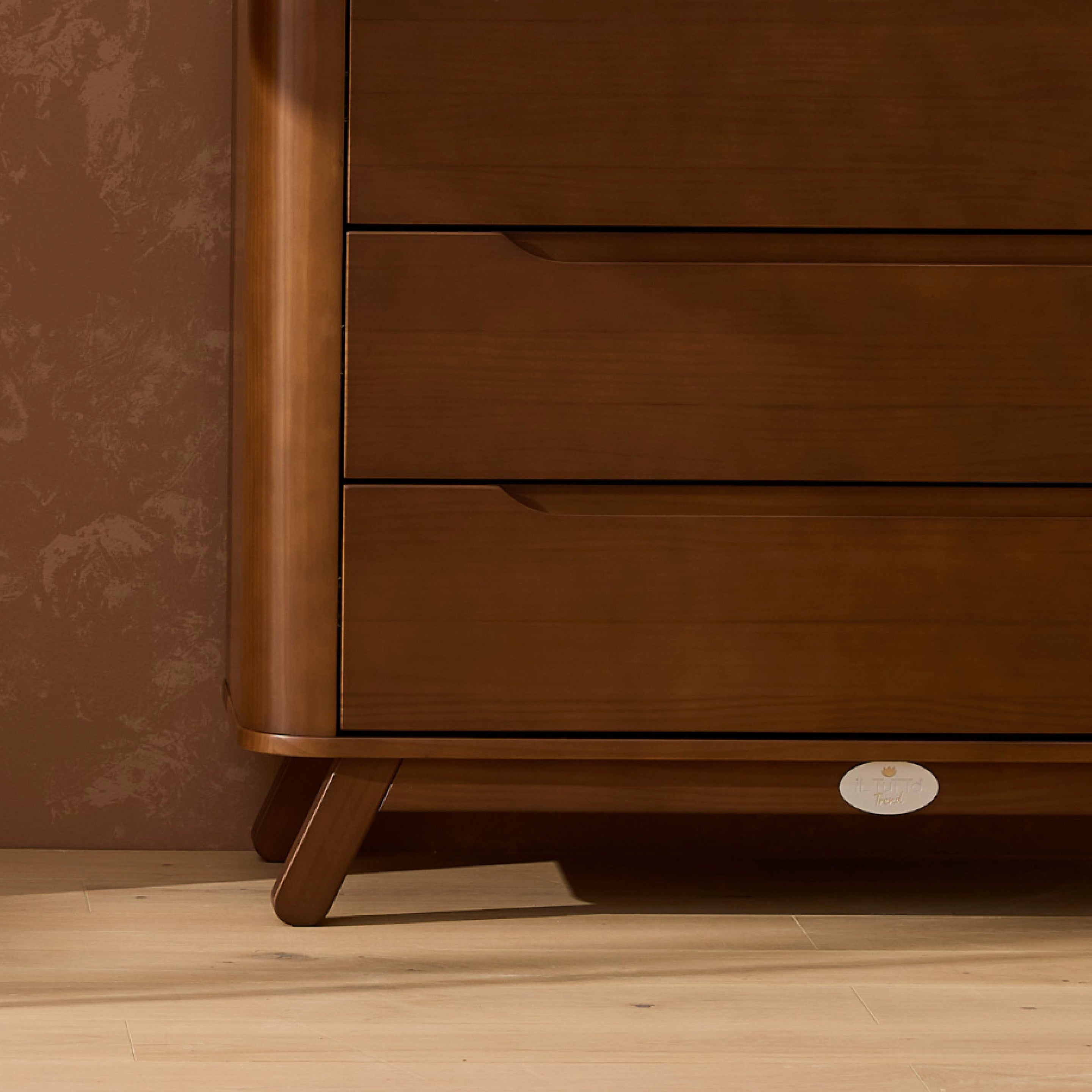 Theo Sustainable Timber Chest & Changer in Walnut