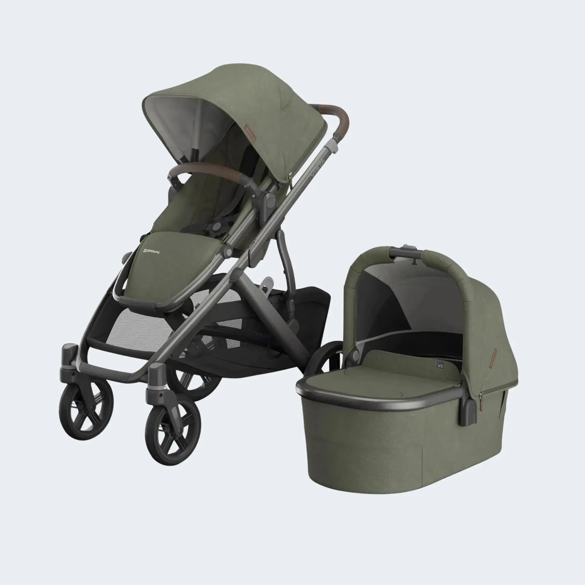Uppababy Vista V3 Pram With Bassinet  