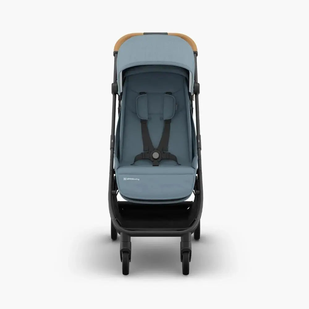 UPPAbaby Minu V3 Stroller - Dillan (Blue/Carbon/ Sand Leather)  