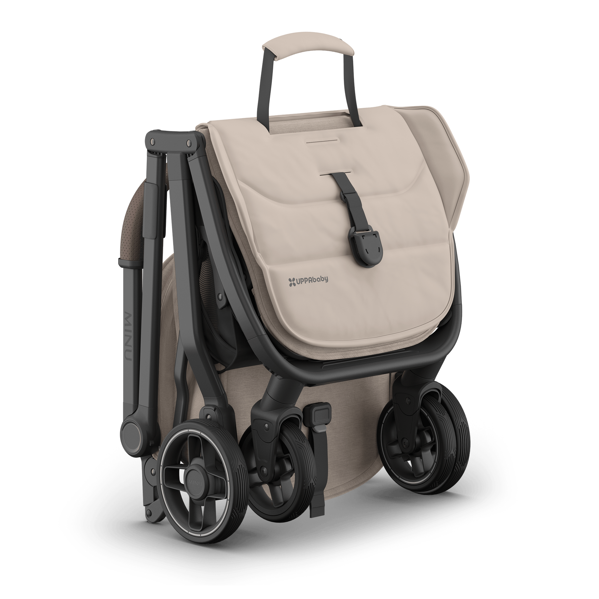 UPPAbaby Minu V3 Stroller - Ada (Sandstone/Chestnut leather)