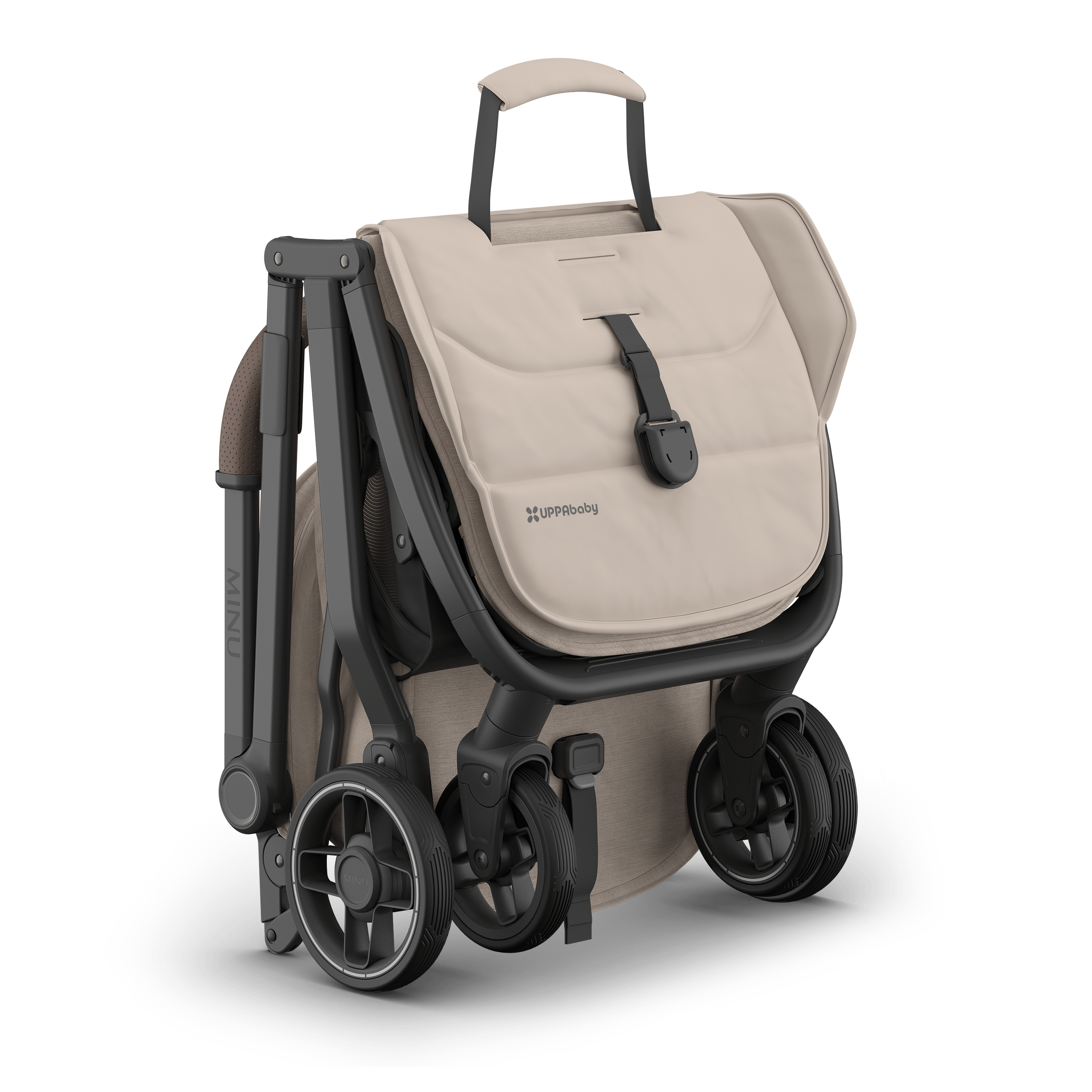 UPPAbaby Minu V3 Stroller - Ada (Sandstone/Chestnut leather)