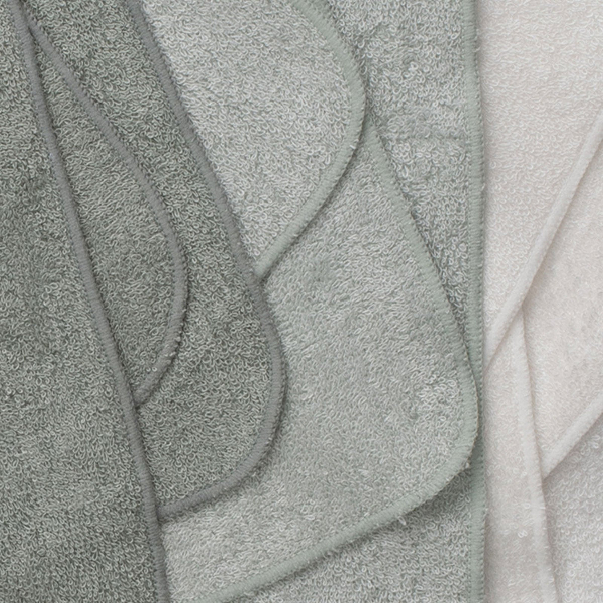 Close detail of Turtle Bay bamboo towelling weave