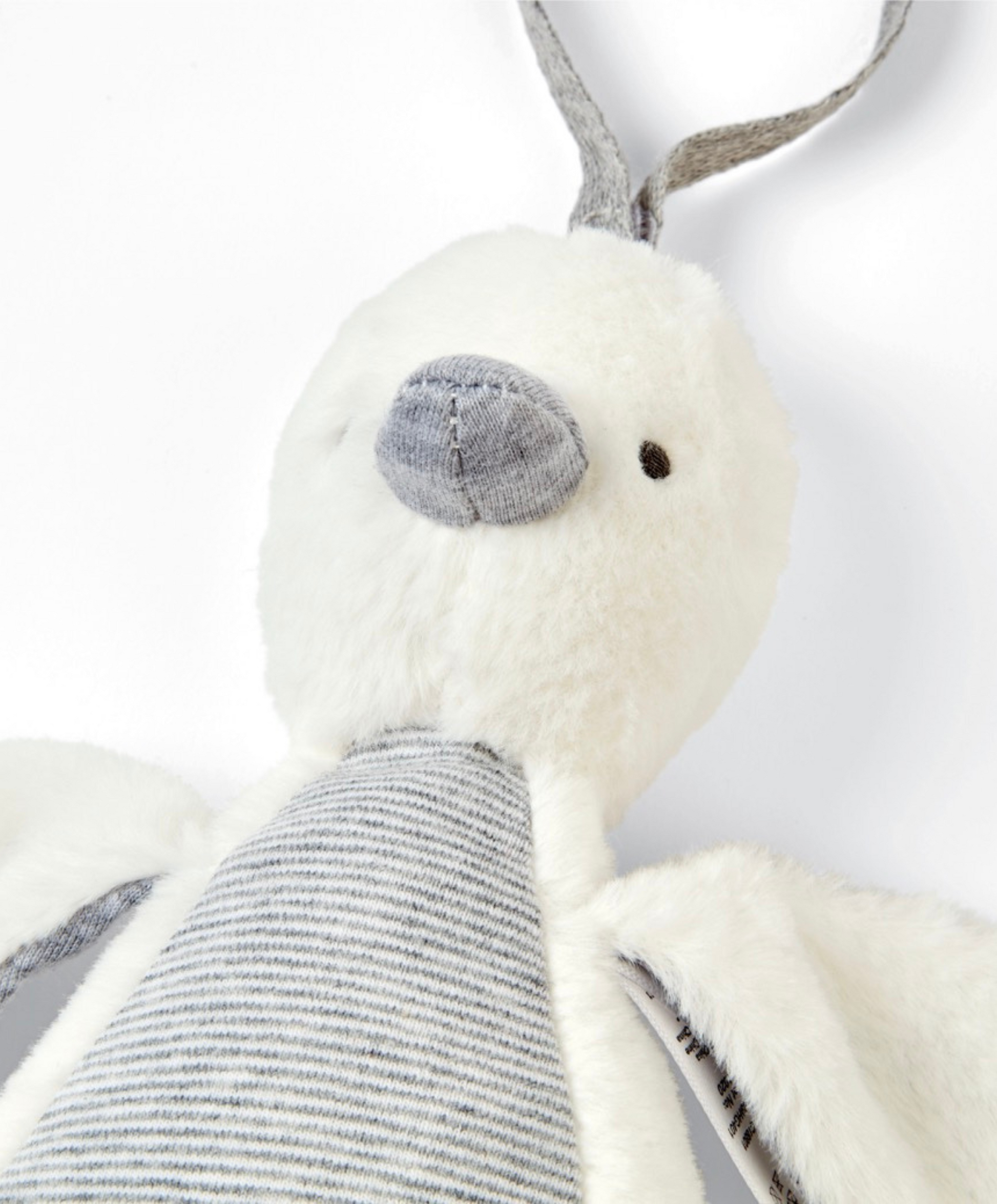Welcome to the World Chime Duck Grey by Mamas & Papas — clipped to pushchair bar, EN71 certified