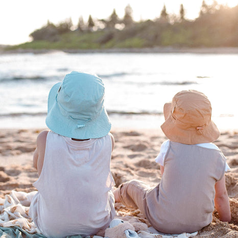 Kiin Baby Cotton Sun Hat - Oatmeal
