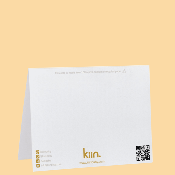 Kiin Baby Greeting Card: Welcome Little One