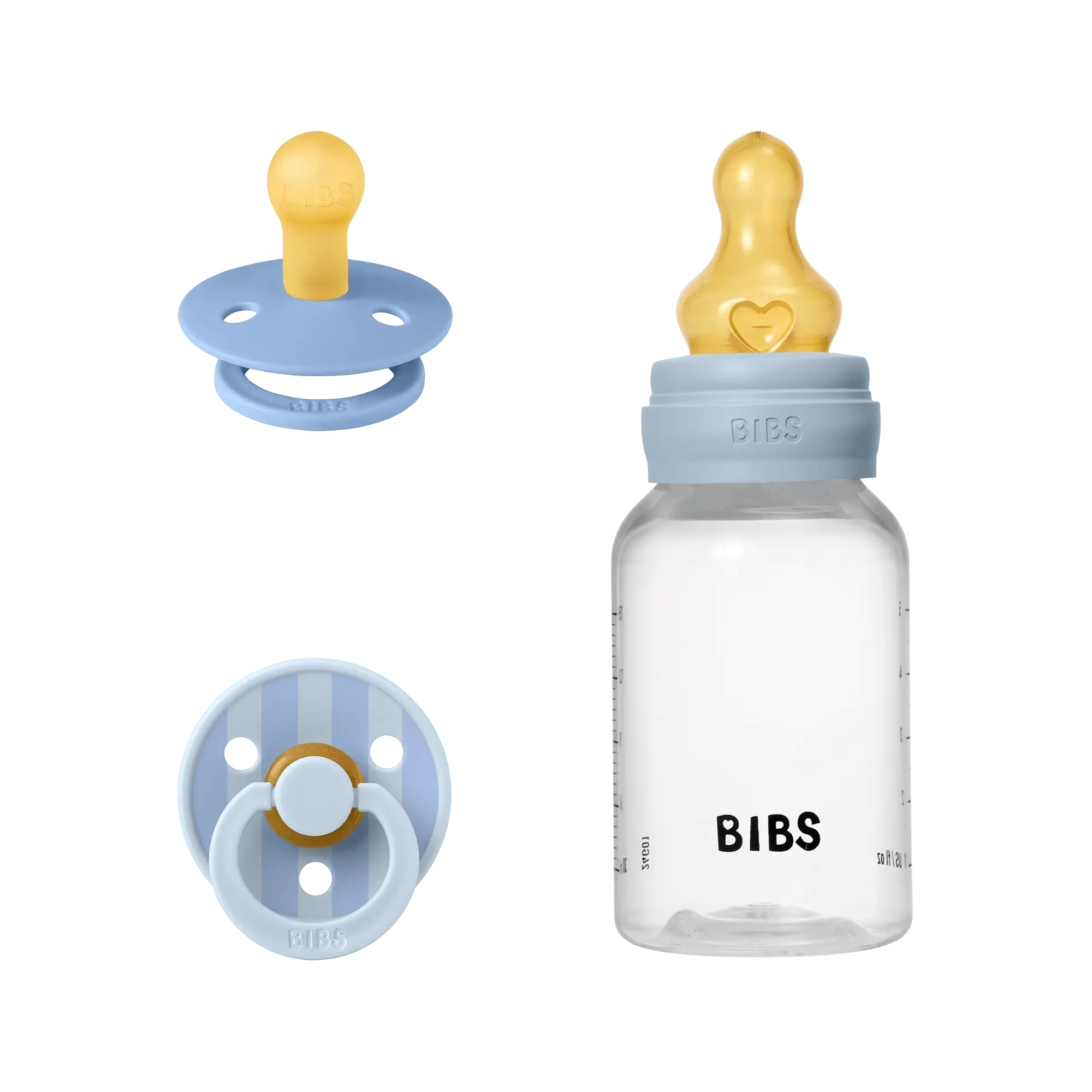 BIBS Gift Set, Baby Sprinkle - Baby Blue