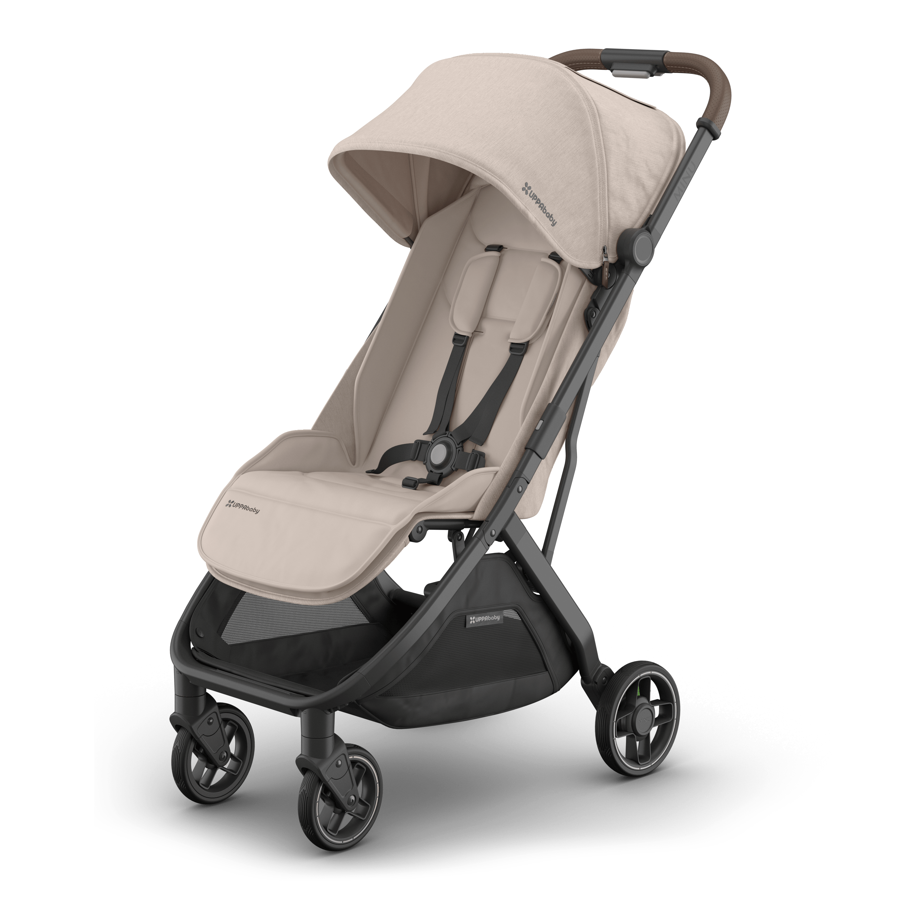 UPPAbaby Minu V3 Stroller - Ada (Sandstone/Chestnut leather)