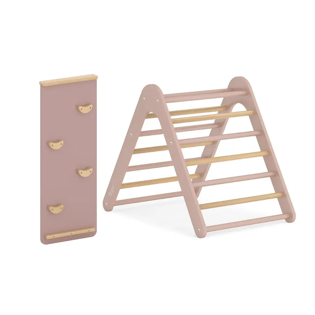 Boori Tidy Climbing Triangle + Ramp 2 Piece Set - Cherry & Almond  