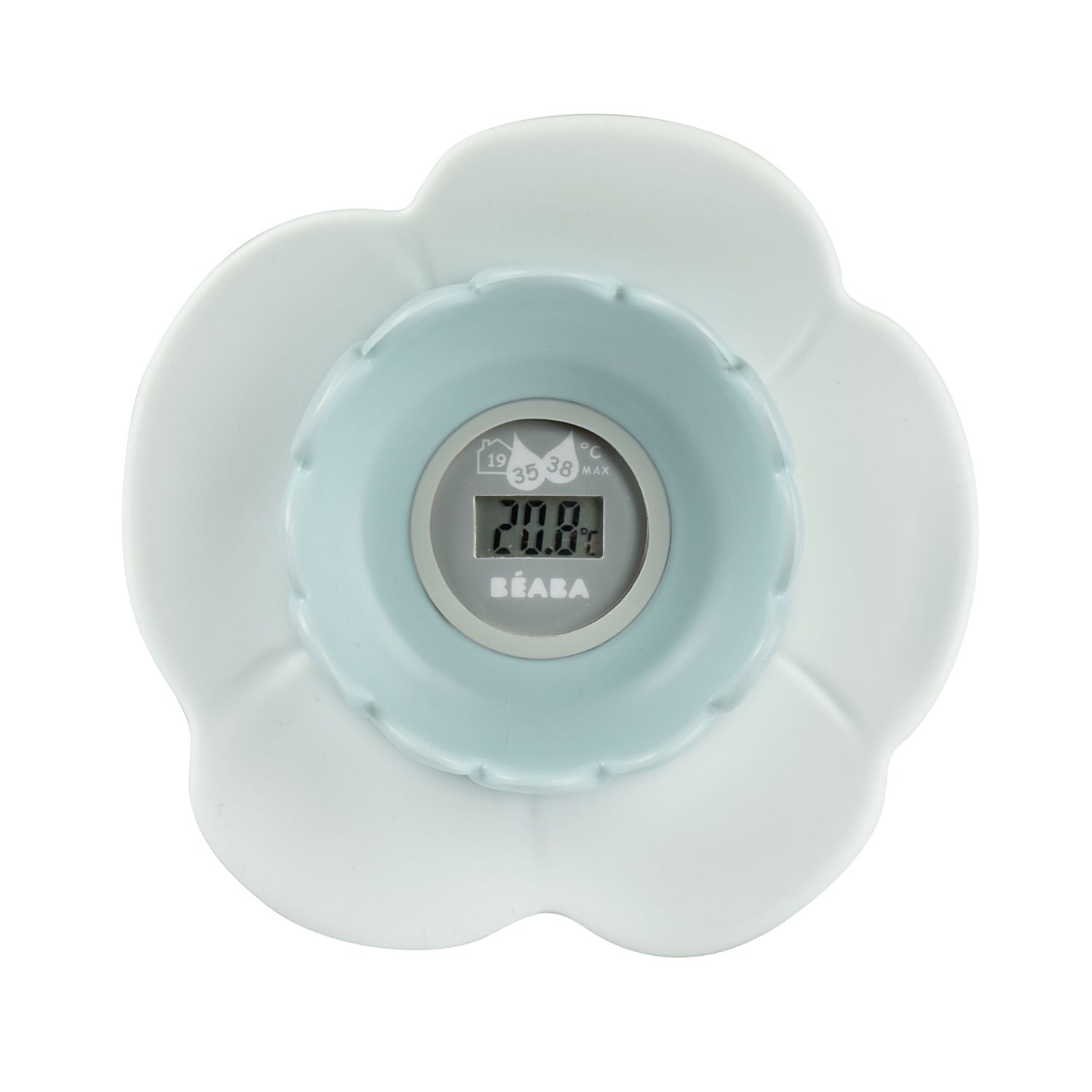 Beaba "Lotus" Multi Functional Digital Thermometer - Green Blue