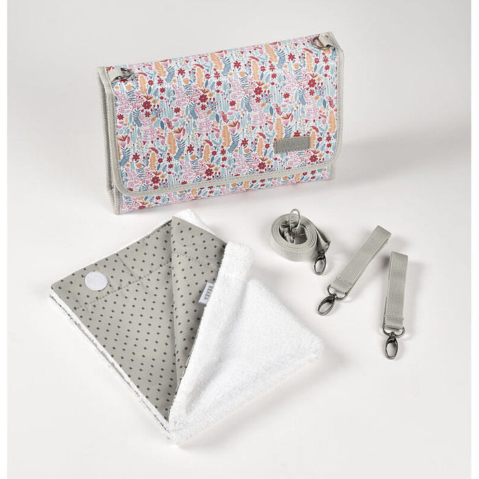 Beaba Geneve On The Go Changing Station - Floral Mirage