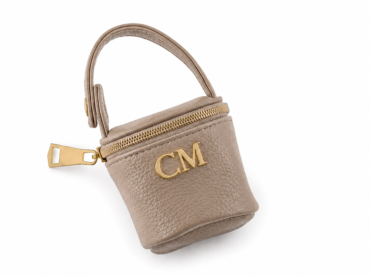 Coco Mae CM pacifier pouch, Taupe (included)