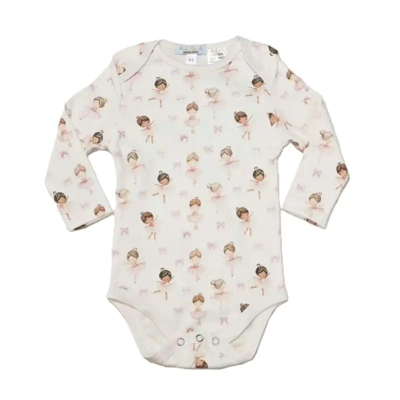 Ballerina organic cotton bodysuit