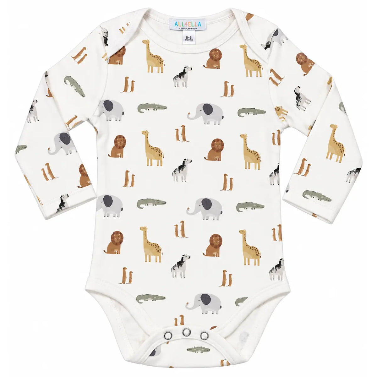 Wild Animals organic cotton bodysuit