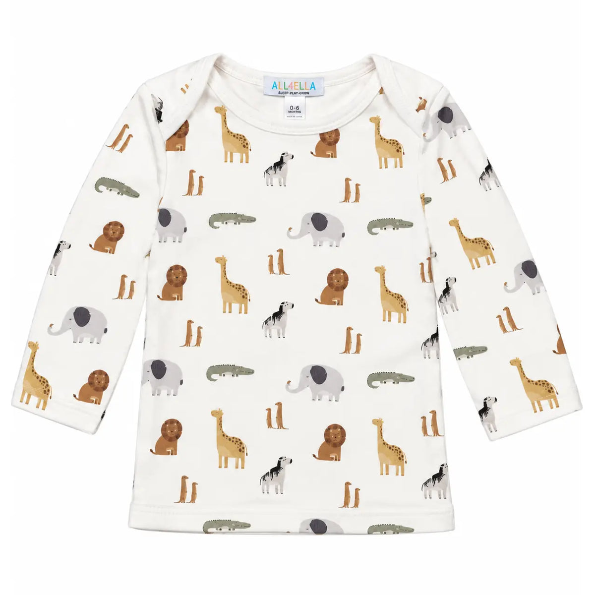 Wild Animals organic long sleeve tee