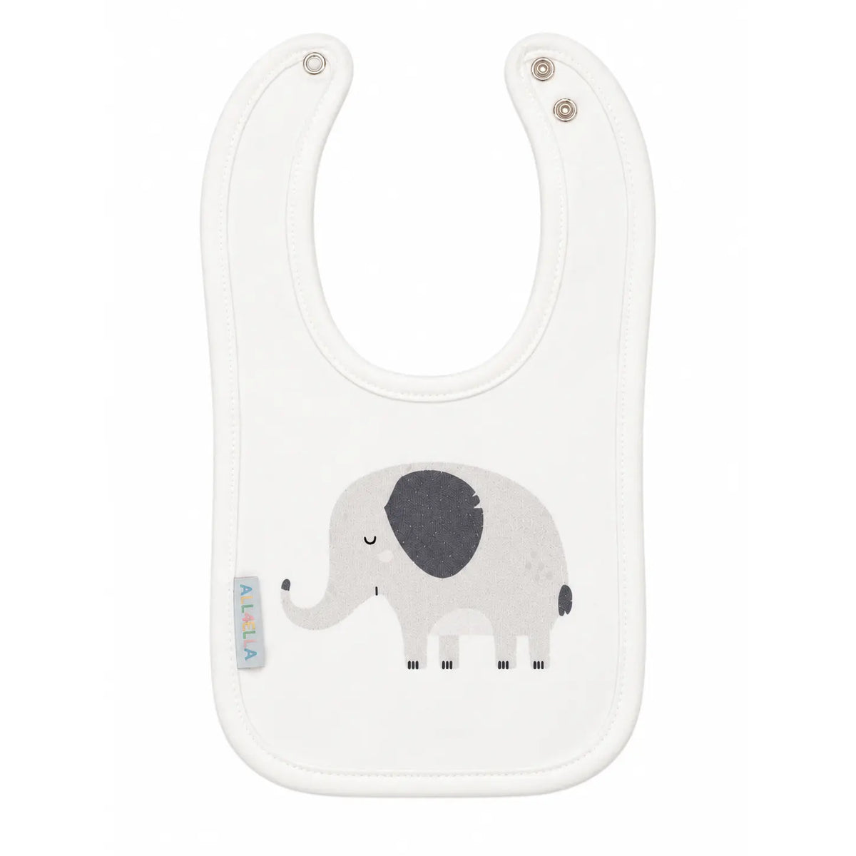 Wild Animals organic cotton bib
