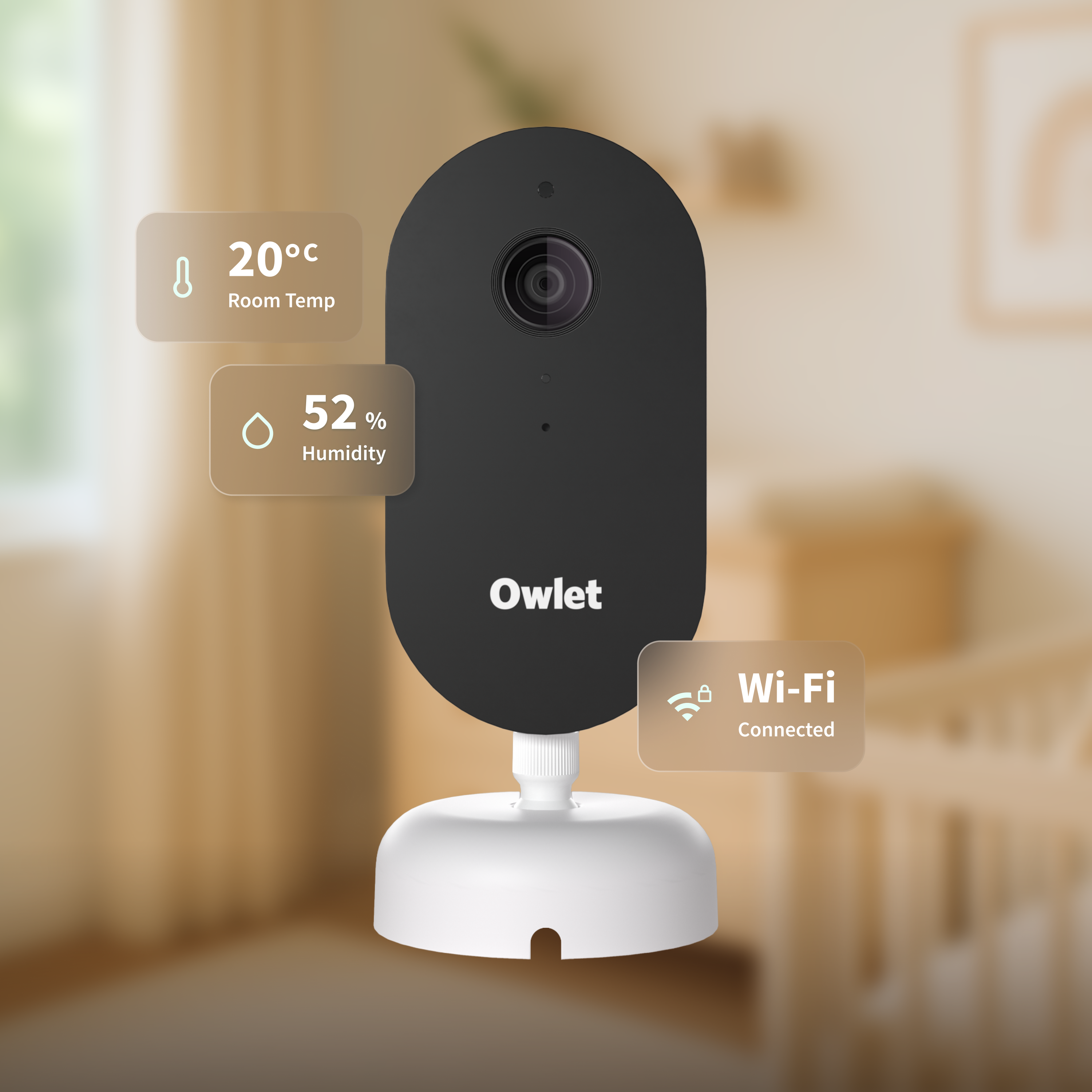 Owlet Dream Sight™ 2K HD baby monitor – front view