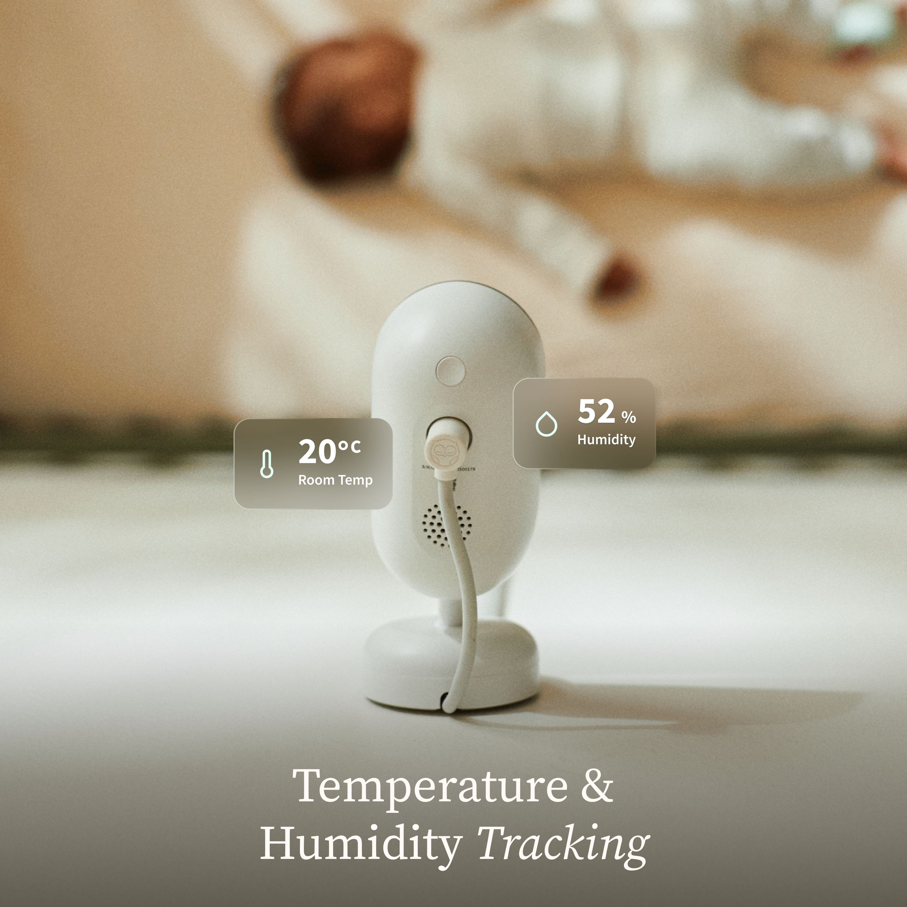 Owlet Dream Sight™ secure 2K HD video streaming to Owlet Dream App