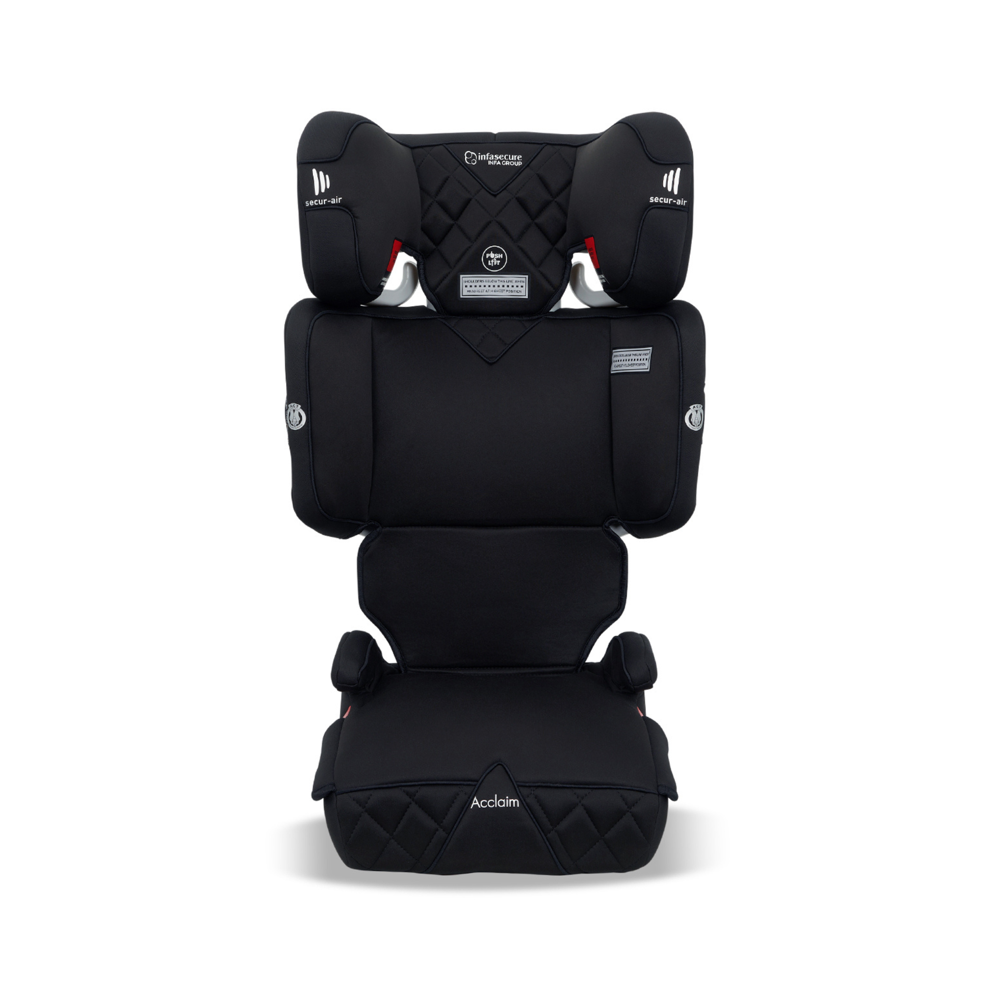 Infasecure Acclaim More booster seat in Dusk – Type F car seat for children aged 4–10 years