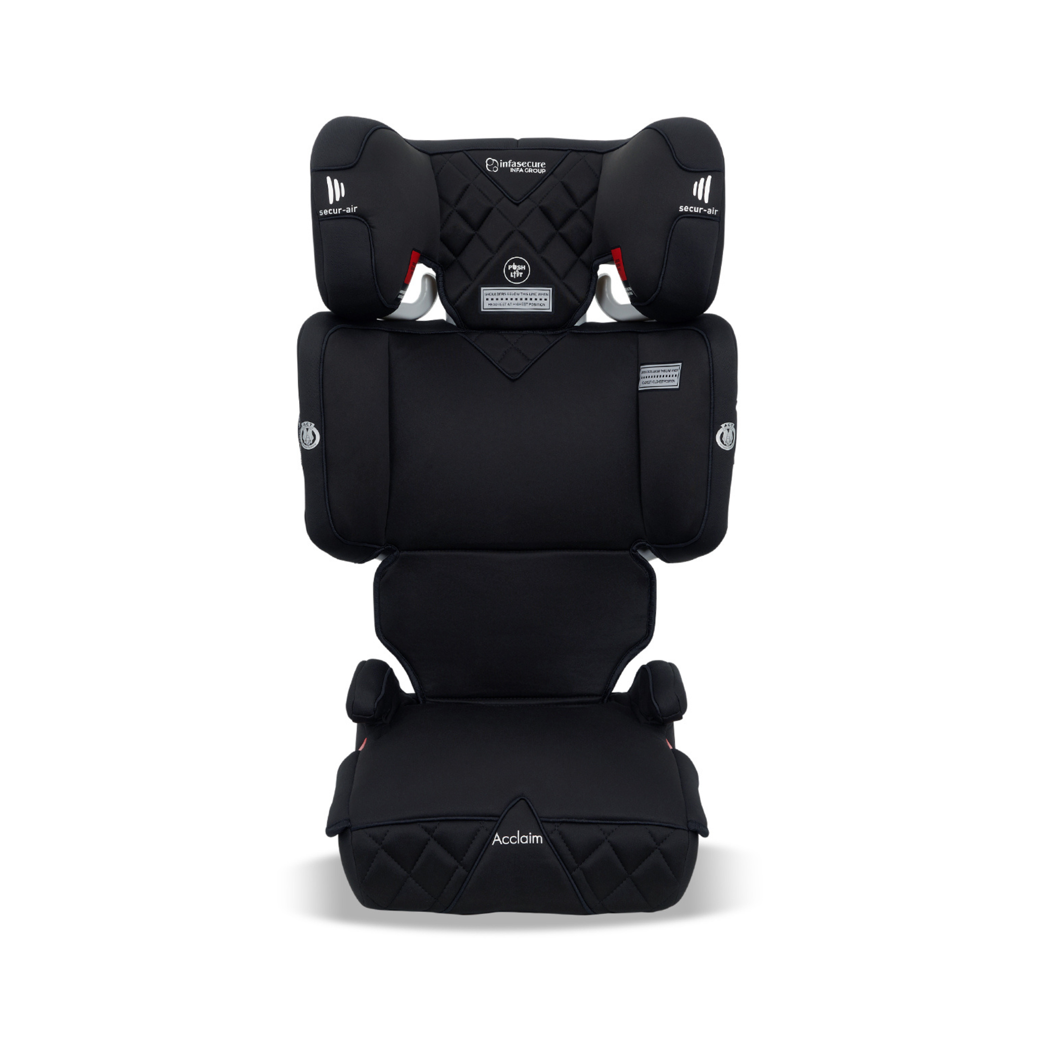 Infasecure Acclaim More booster seat in Dusk – Type F car seat for children aged 4–10 years