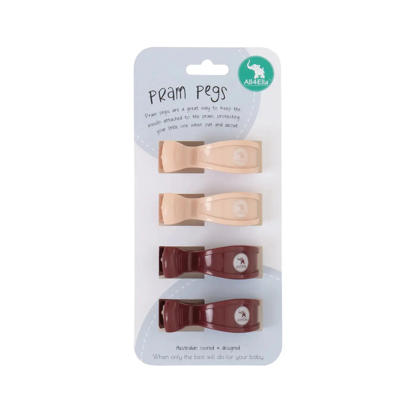 All4ELLA 4 Pack Pegs