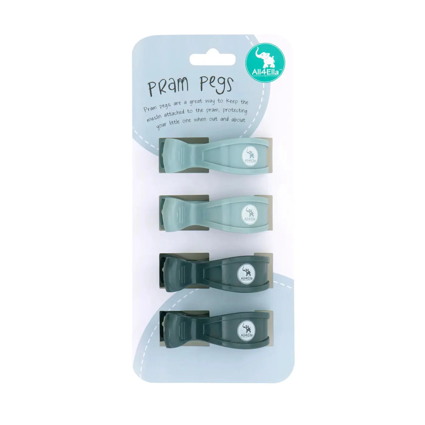 All4ELLA 4 Pack Pegs