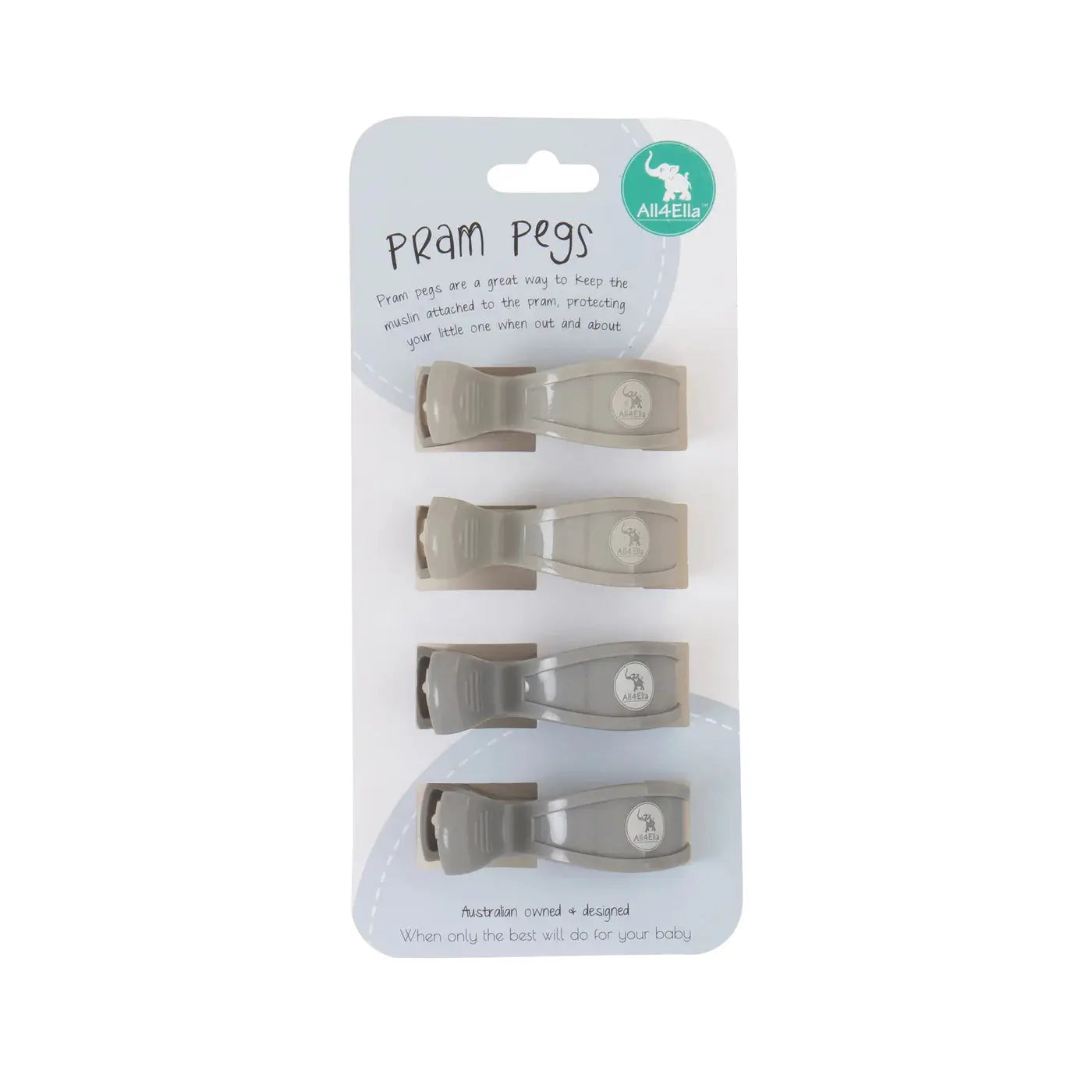 All4ELLA 4 Pack Pegs